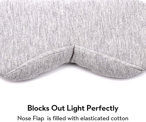 Miniatura 3 de Máscara de dormir para dormir, máscara de dormir que bloquea la luz perfectamente para mujeres y hombres, suave y cómoda para viajes, con bolsa