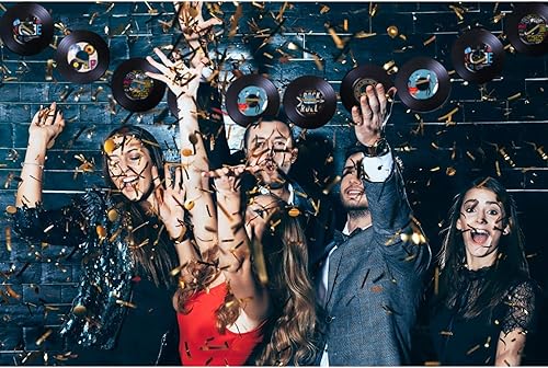 Miniatura 7 de 40 CD de 7 pulgadas para decoración de habitación, discos de vinilo de música Rock and Roll de los años 50, decoración de fiestas, registros, tablón