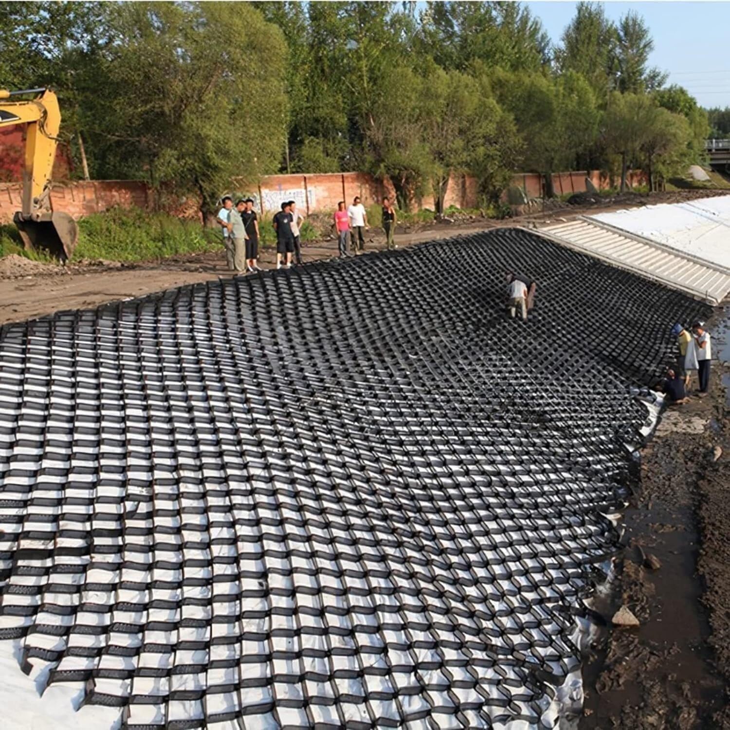 BILYANI 2Inch Geocell Grid, Geogrid Driveway, 3ft/ 6ft/ 10ft/ 13ft/ 20ft/ 23ft/ 26ft/ 30ft Geo Grid Gravel Stabilize, for Driveway Light Truck Parking