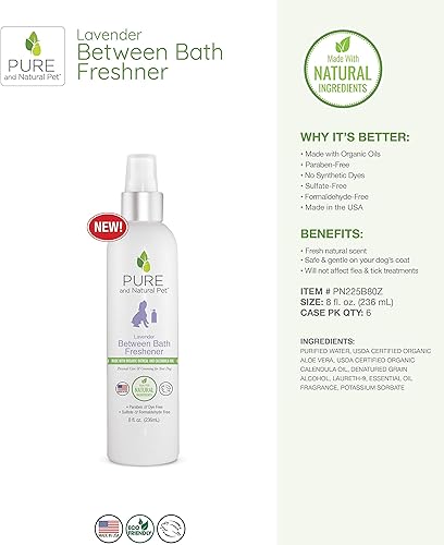 Miniatura 3 de Pure and Natural Pet Between Ambientador de baño (lavanda) 8 oz.