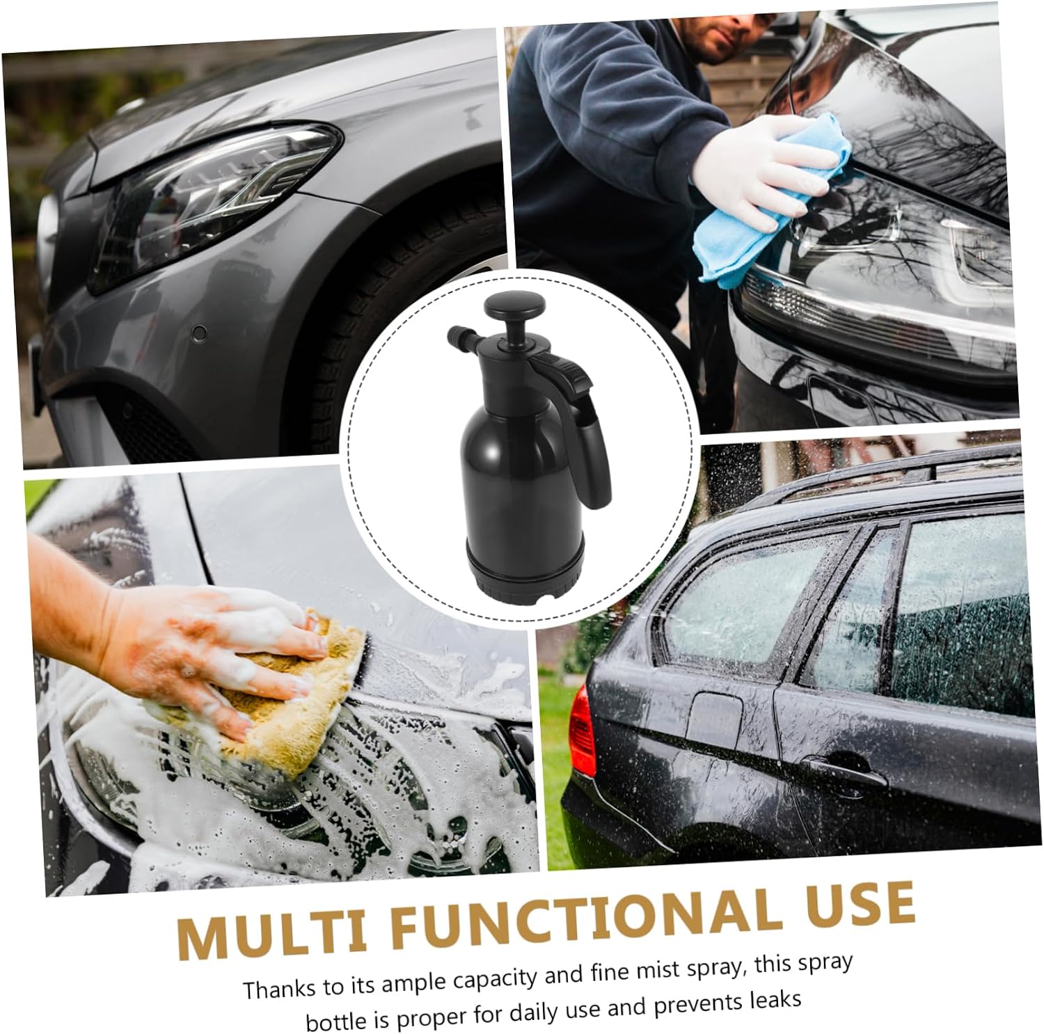 ABOOFAN Portable Hand Washing Bottle Foam for Garden Car Wash Squirt Bottle Pump