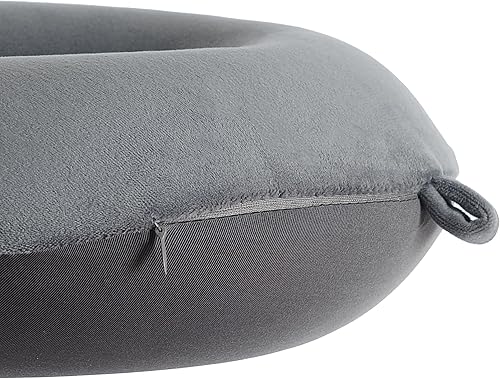 Miniatura 10 de Almohada de cuello de viaje, almohada de espuma viscoelástica superior para soporte de cabeza, ideal para aviones, automóviles y reclinables en el
