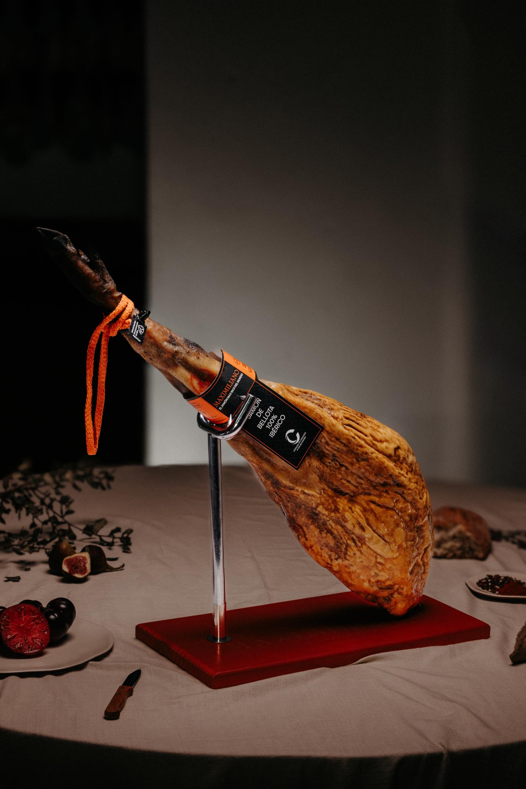 Jamón de Bellota 100% Ibérico Loncheado a Mano 80gr Estuche Curación Lenta 36 Meses