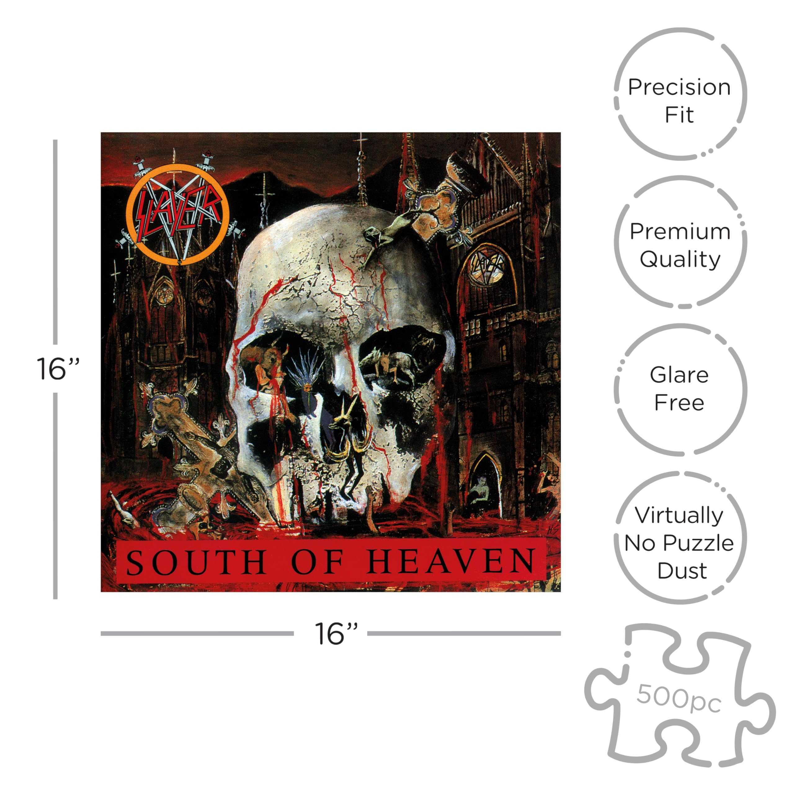 Amazon.com: Slayer South of Heaven (500 Piece Jigsaw Puzzle