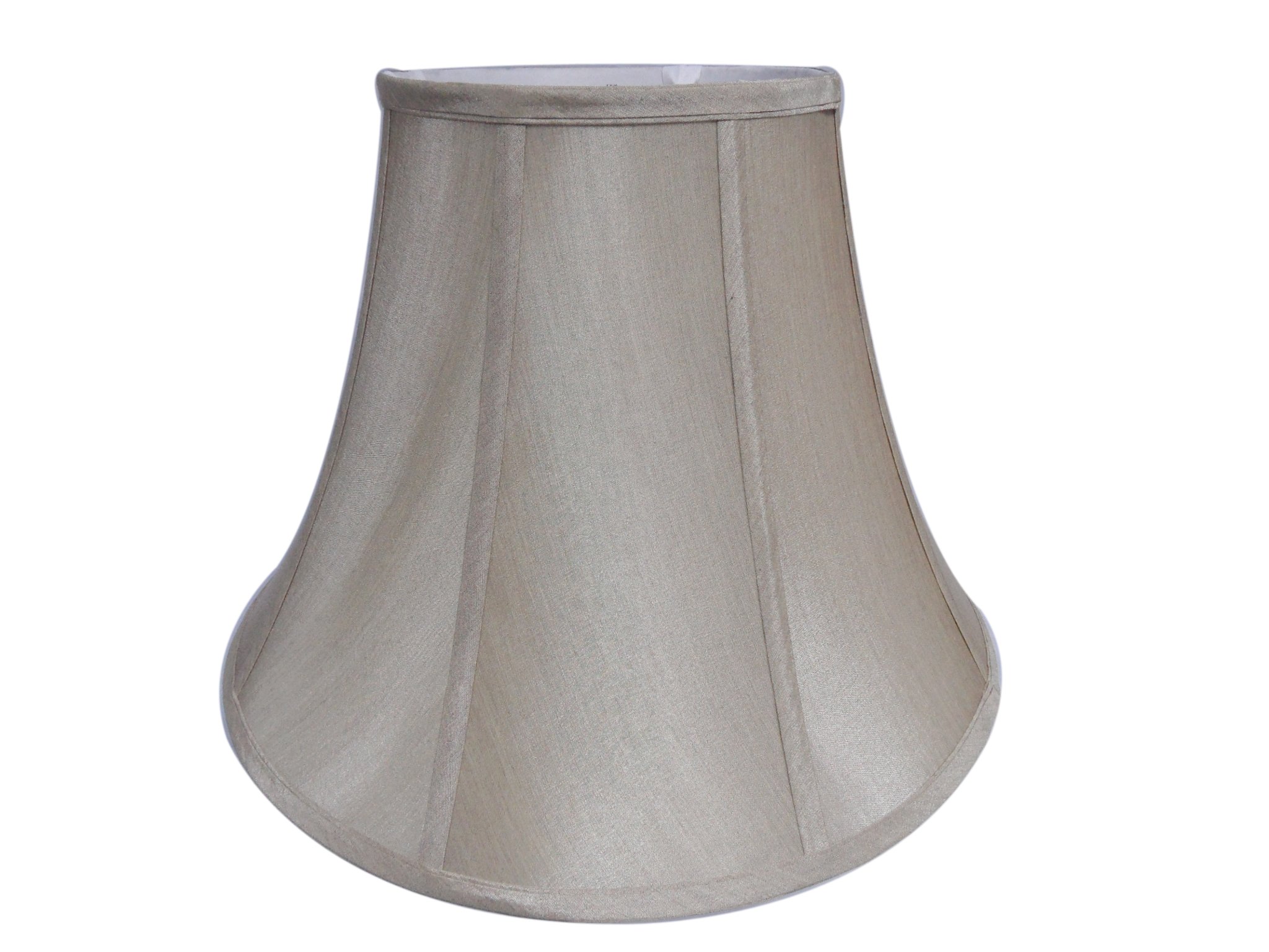Normande LightingKS-716 Beige Fabric Bell Shade, Large