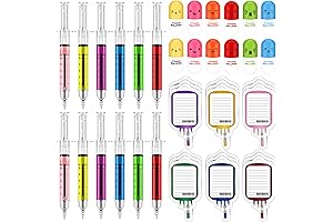 Fun Nurse Pens Set: 48 Pcs Retractable Novelty Ballpoint Pens for Nurses