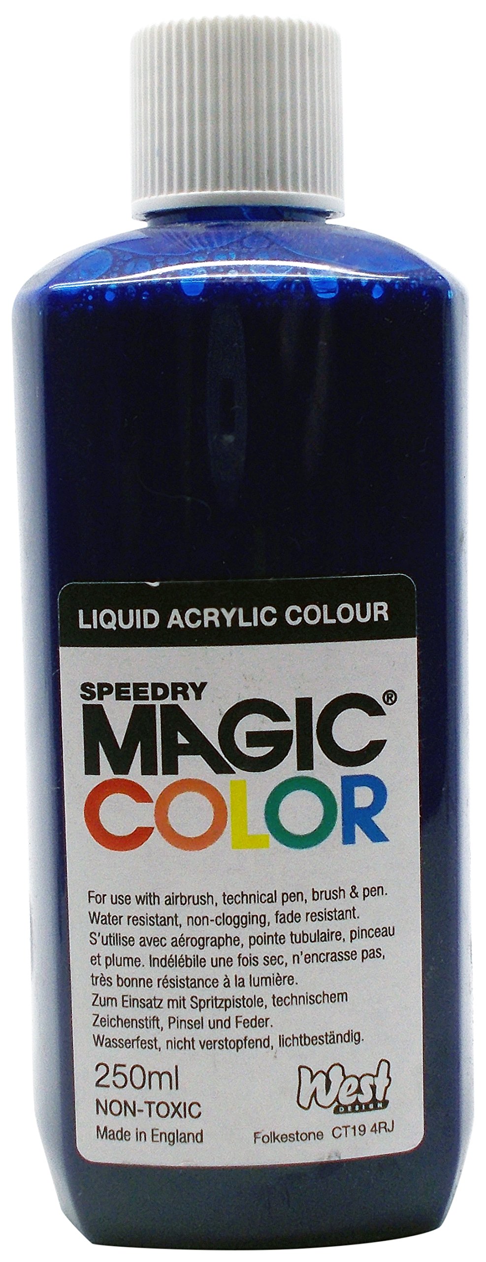 Magic Color 250ml Process Cyan, Acrylic, 5 x 5 x 14 cm, 250 ml