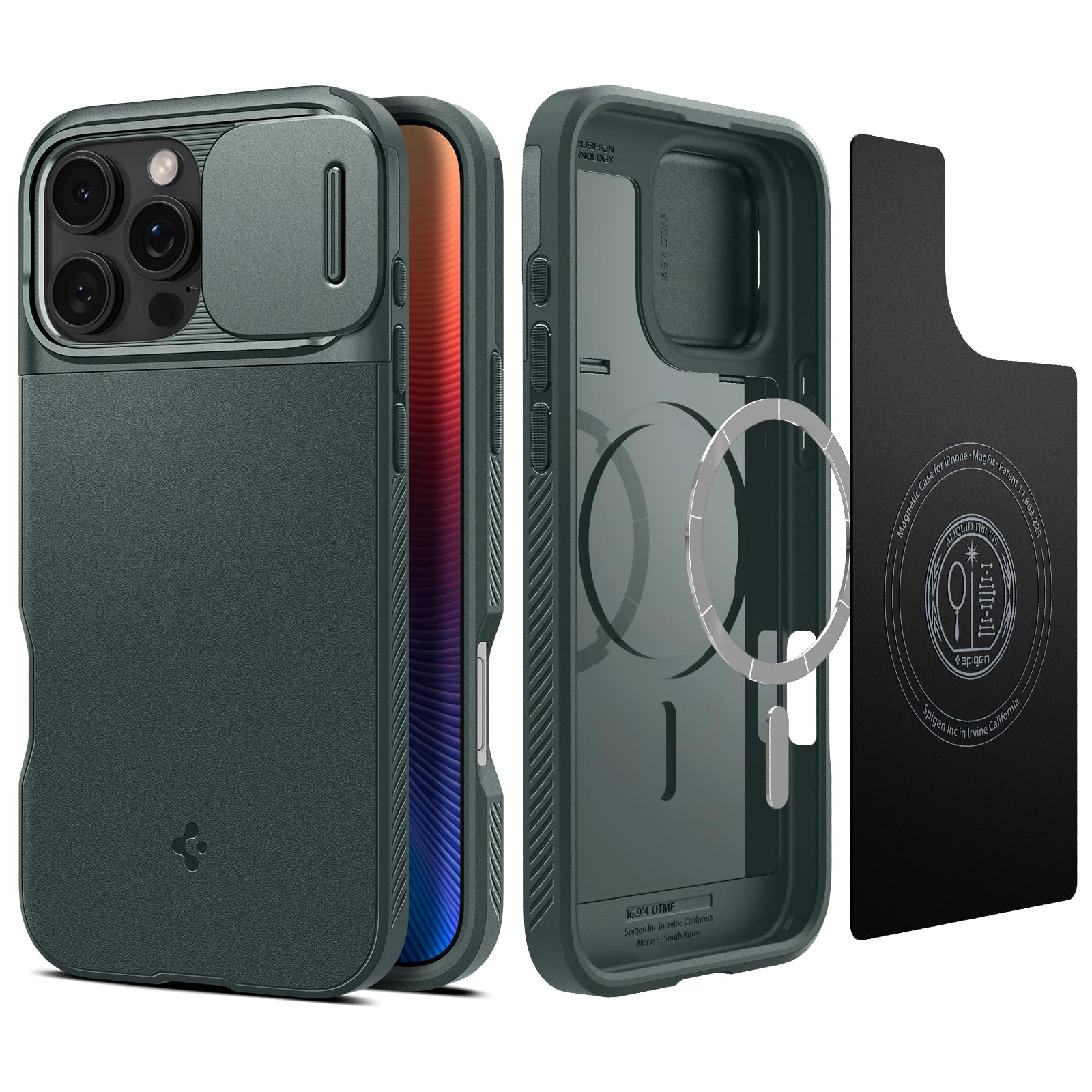 Amazon.co.jp: Spigen iPhone 16 Pro ケース MagSafe対応 カメラ