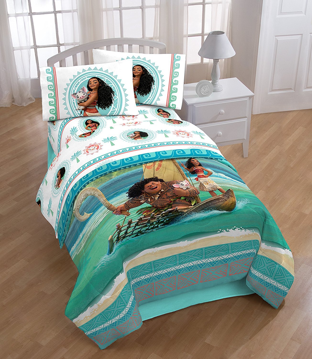 Pottery Barn Kids！ Moana ベッドカバー 4点セット