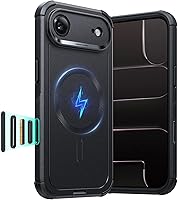 Vista 29 de ESR Funda para iPhone 12/iPhone 12 Pro, protección de grado militar, esquinas de protección de aire a prueba de golpes, parte trasera resistente al