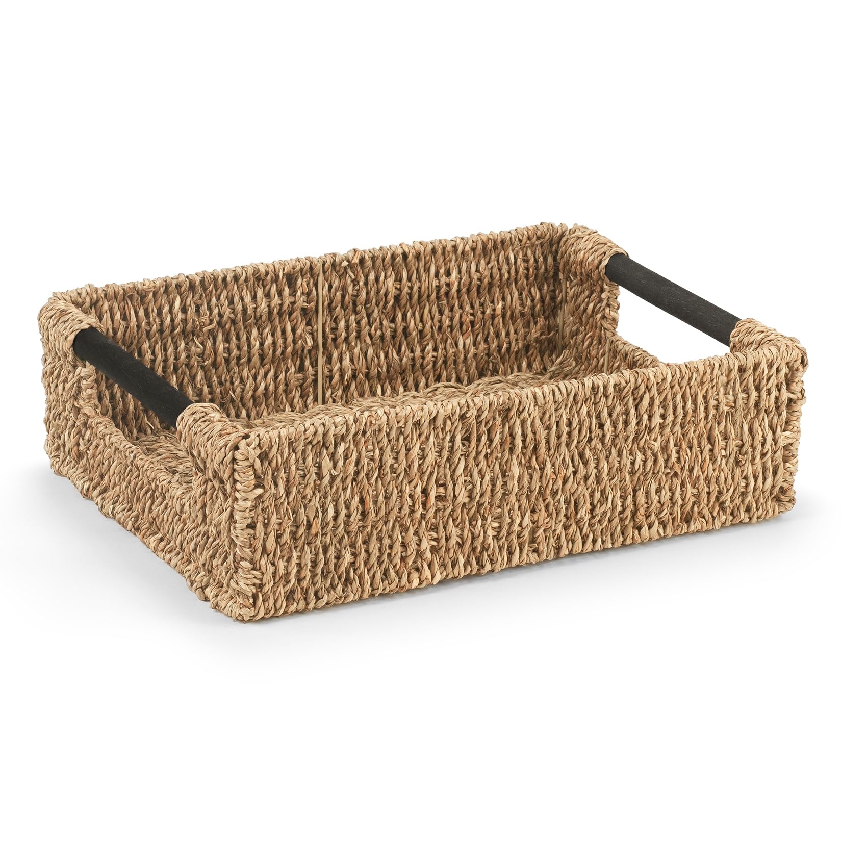 Woodluv Storage Baskets, Storage Baskets for Shelves, Nesting Storage Box Organiser | Shelf Hamper Organiser for Bathroom, Bedroom, Kitchen & Home Office, Large