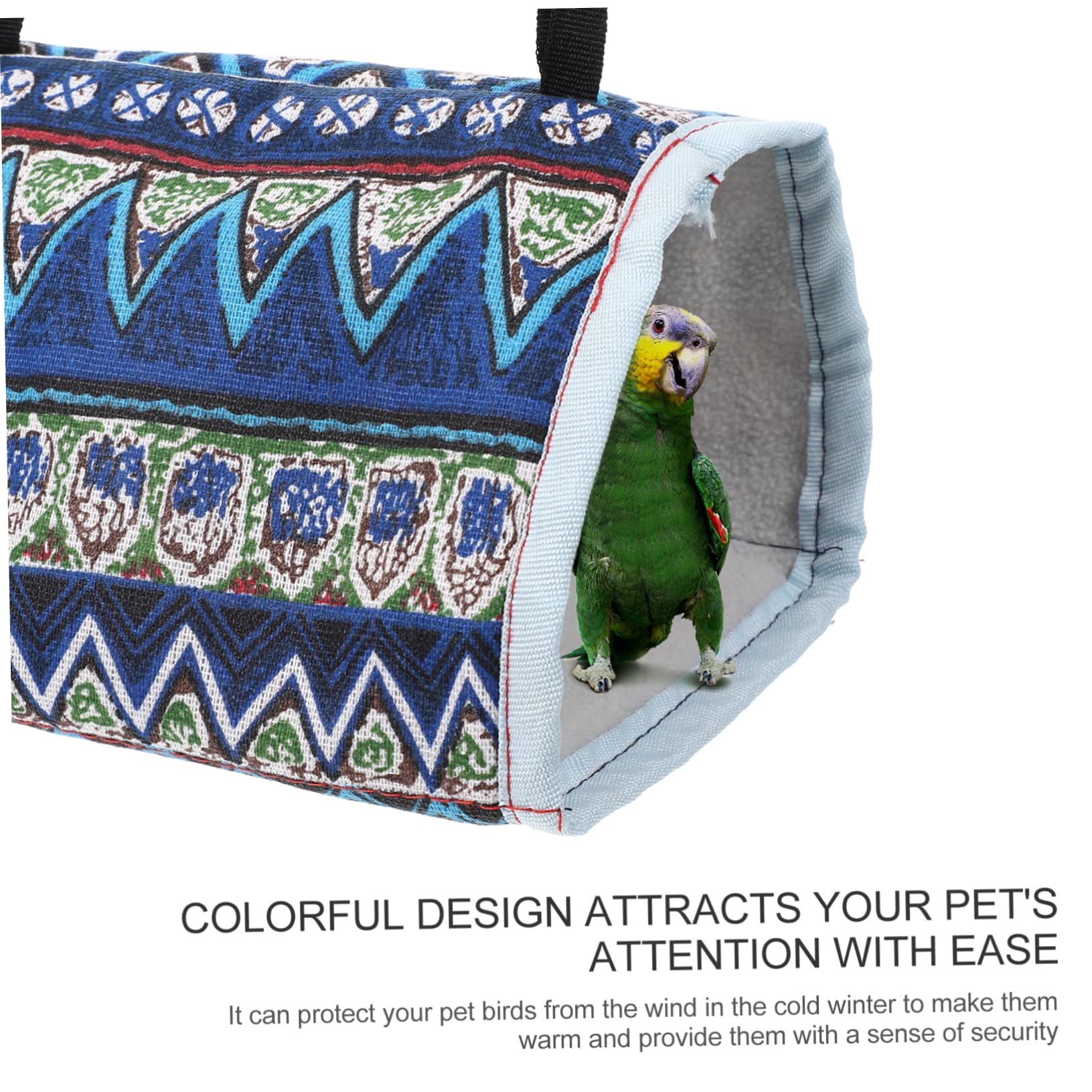 BESPORTBLE 9pièces Hamac Suspendu pour Perroquets De Tente De pour Oiseaux pour Cage Branche Accessoire Amusant Et Confortable pour Oiseaux De Compagnie