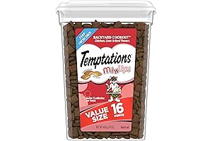 Temptations MixUps Backyard Cookout Flavor Cat Treats: A Delightful Fusion of Crunchy and Soft