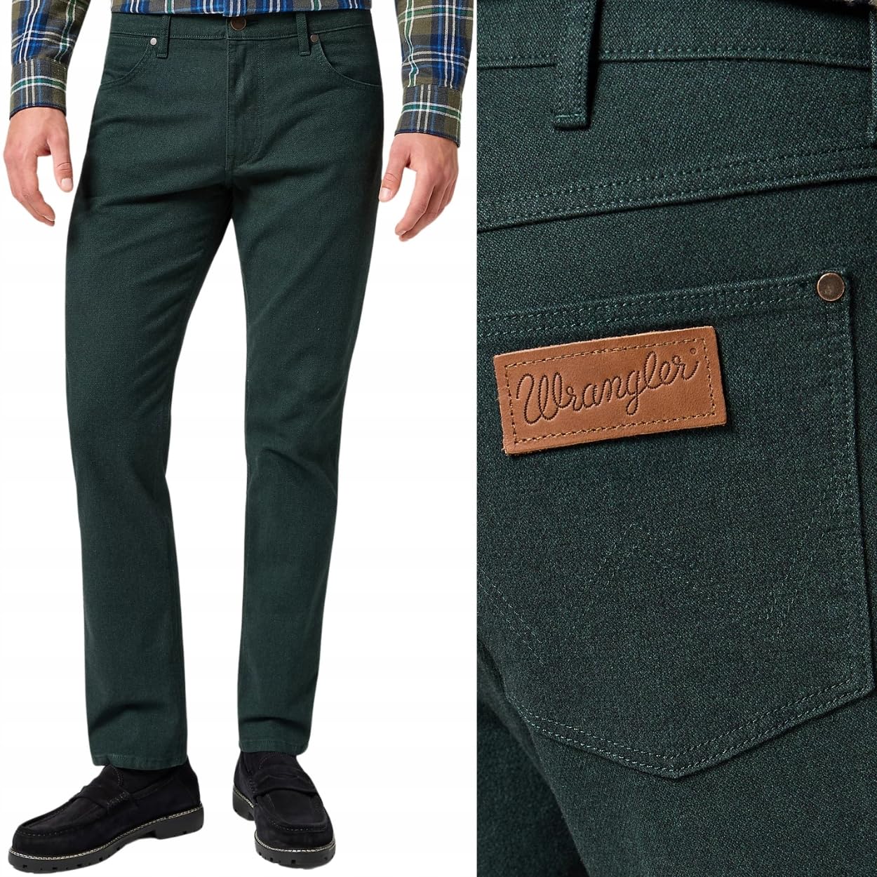 WRANGLER - Jeans Herren - Regular Straight Fit - Greensboro - Scarab