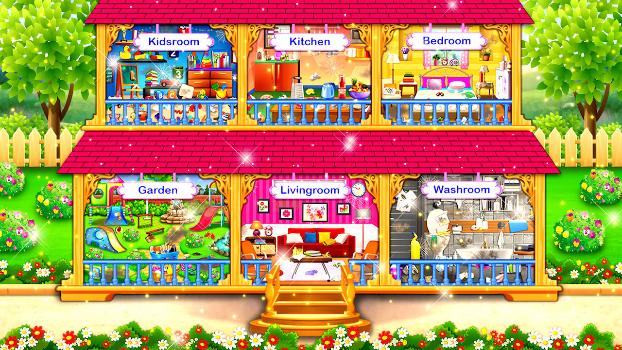 Sweet Home Cleaning Princess House Cleanup Game App on Amazon Appstore