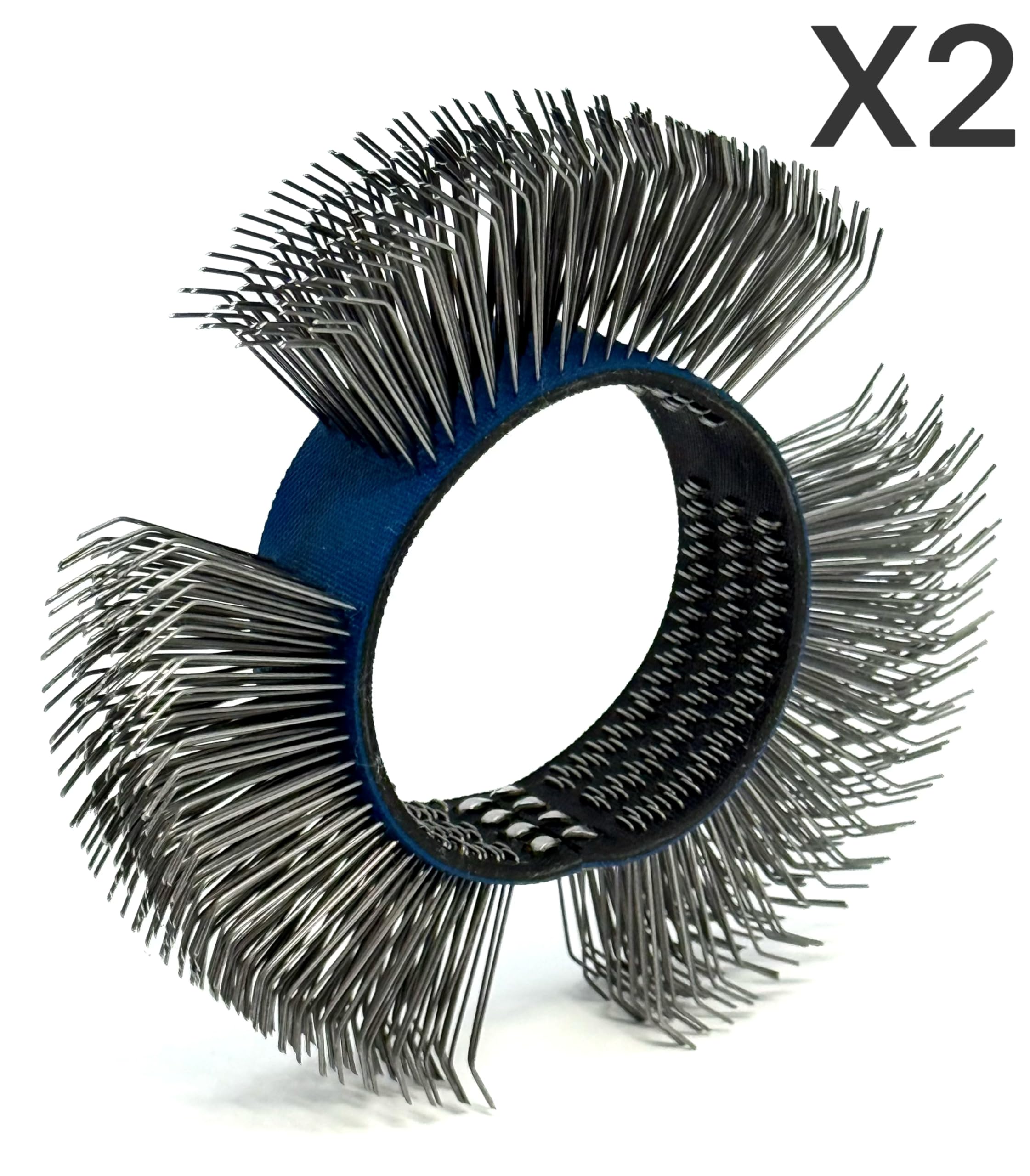 Abrasive Wire Wheel Belt/Replacement Medium Brush for Grinder/Corrosion and Rust removal/Metal Blaster Clearing Tool for Efficient Surface Preparation (0.5mm Carbon Spring Steel - Image 2