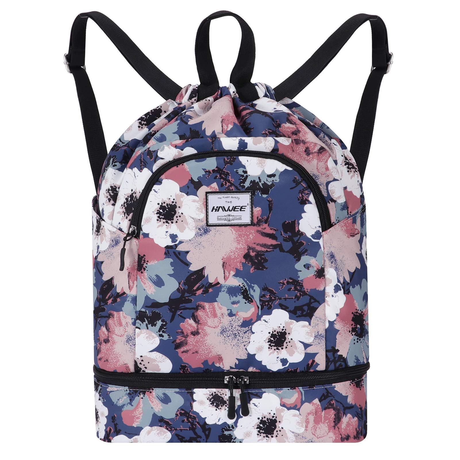 Zaino Sportivo con Coulisse, Grande Impermeabile, Borsa da Palestra Sacca con Tasca Interna Unisex per Scuola Sport All'aperto Yoga Tempo Libero Spiaggia