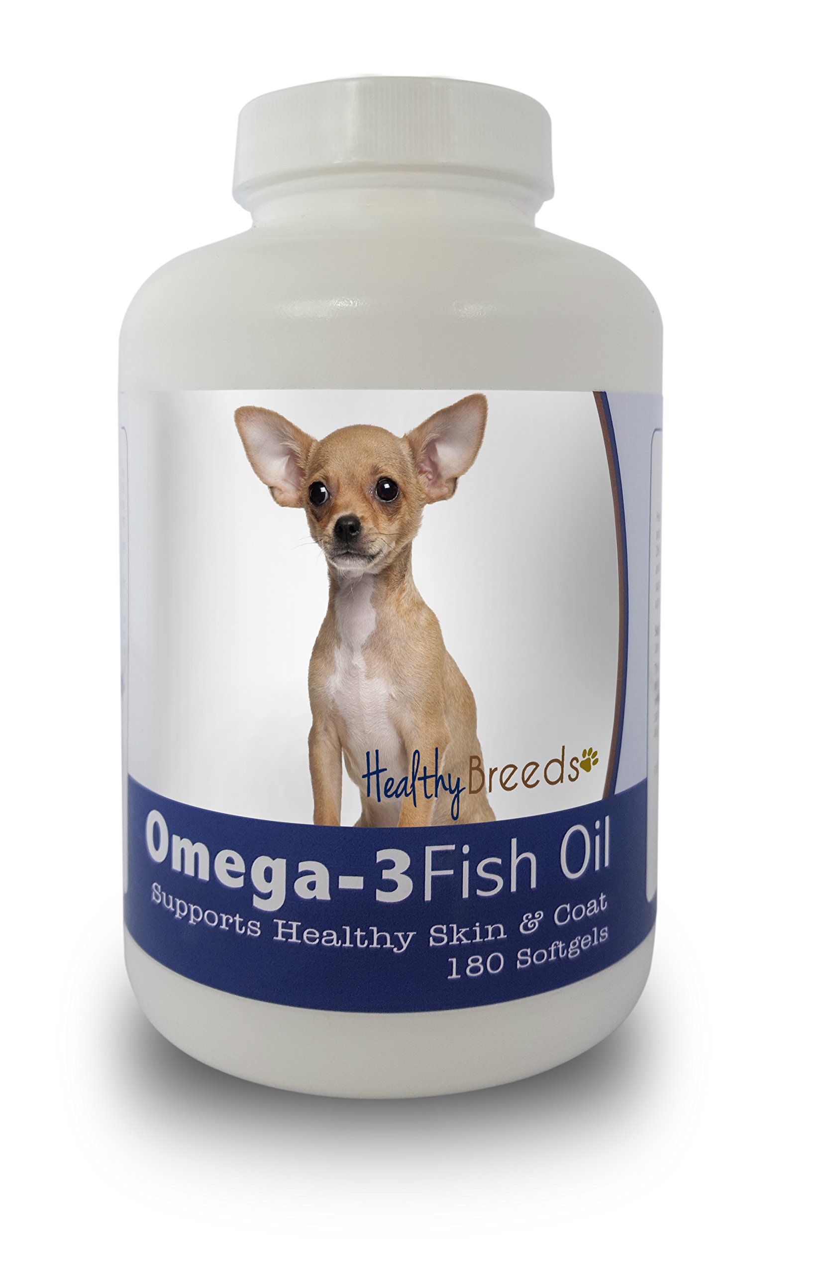 Healthy Breeds Chihuahua Omega-3 Fish Oil Softgels 180 Count