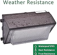 Vista 3 de Luz LED de Pared con Fotocélula de Anochecer a Amanecer, 100W 13000LM 5000K Luz de Día, Entrada AC100-277V, Equivalente a 500W HPS/HID, Iluminación