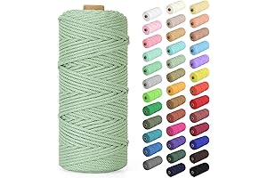 Bluish Green 3mm x 109 Yards Macrame Cotton Cord