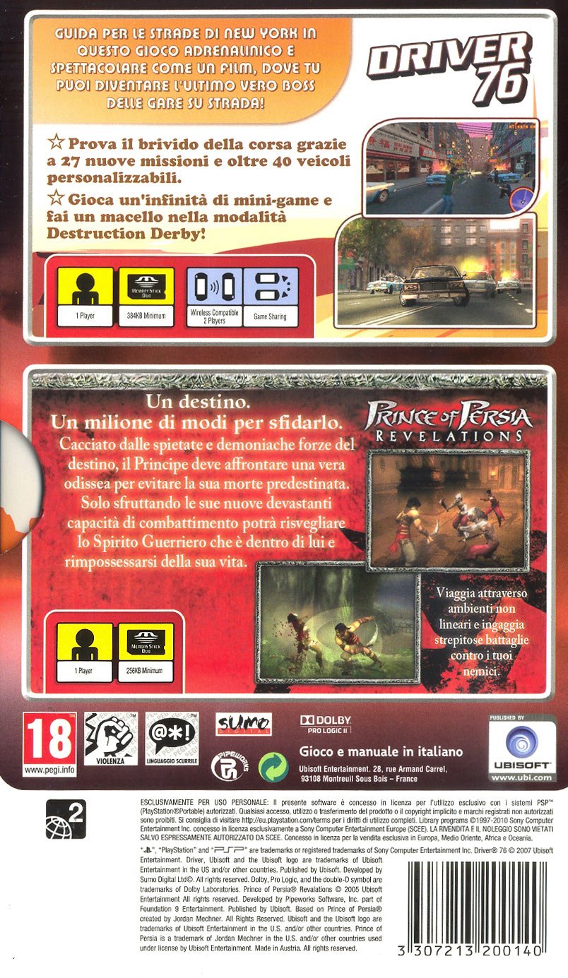 Compil Driver 76 + Prince Of Persia 3