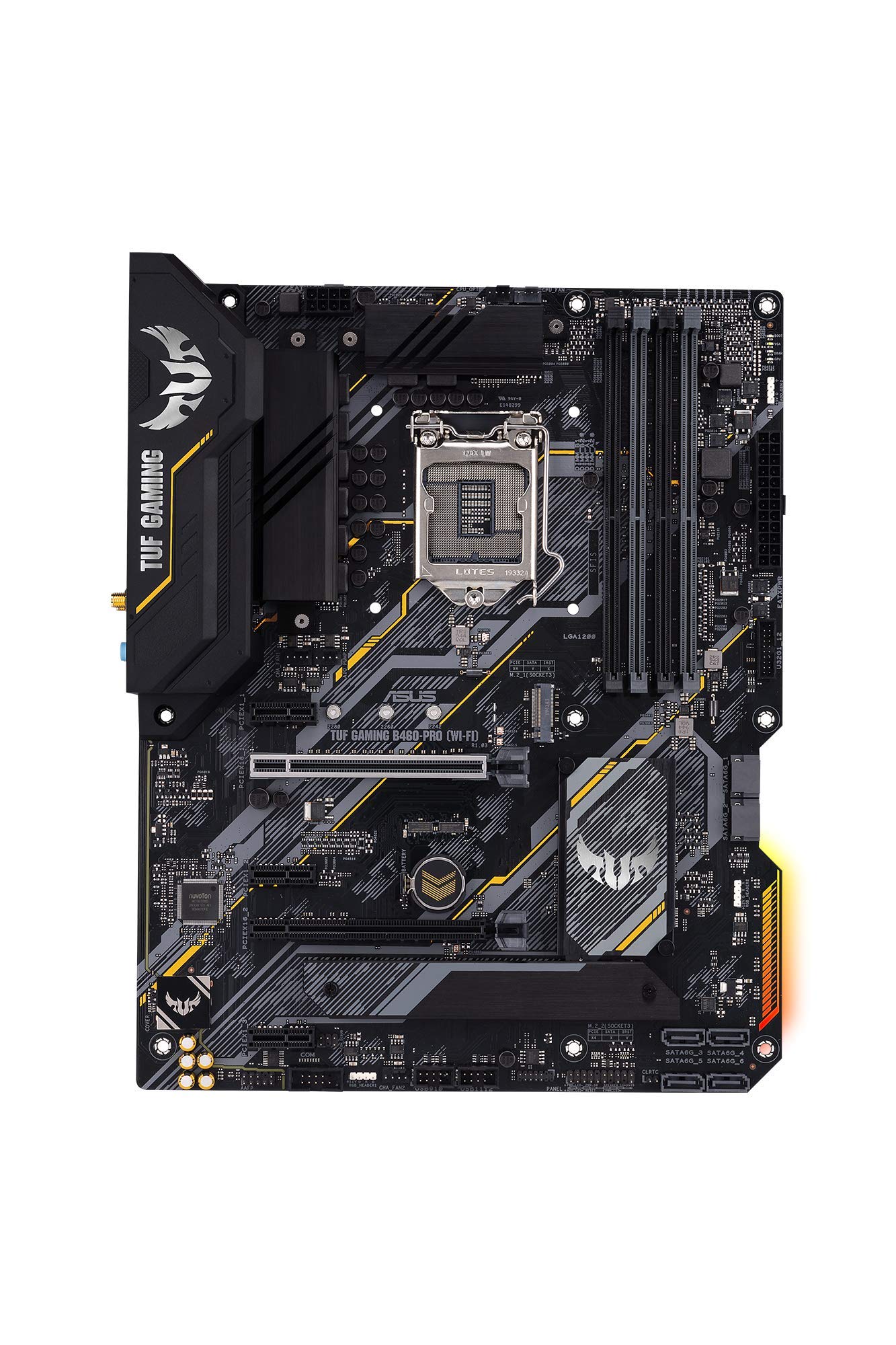 マザーボード ASUS TUF GAMING B460-PRO(WI-FI) LGA1200 Amazon | ASUS Intel B460 搭載 Socket 1200 対応 マザーボード