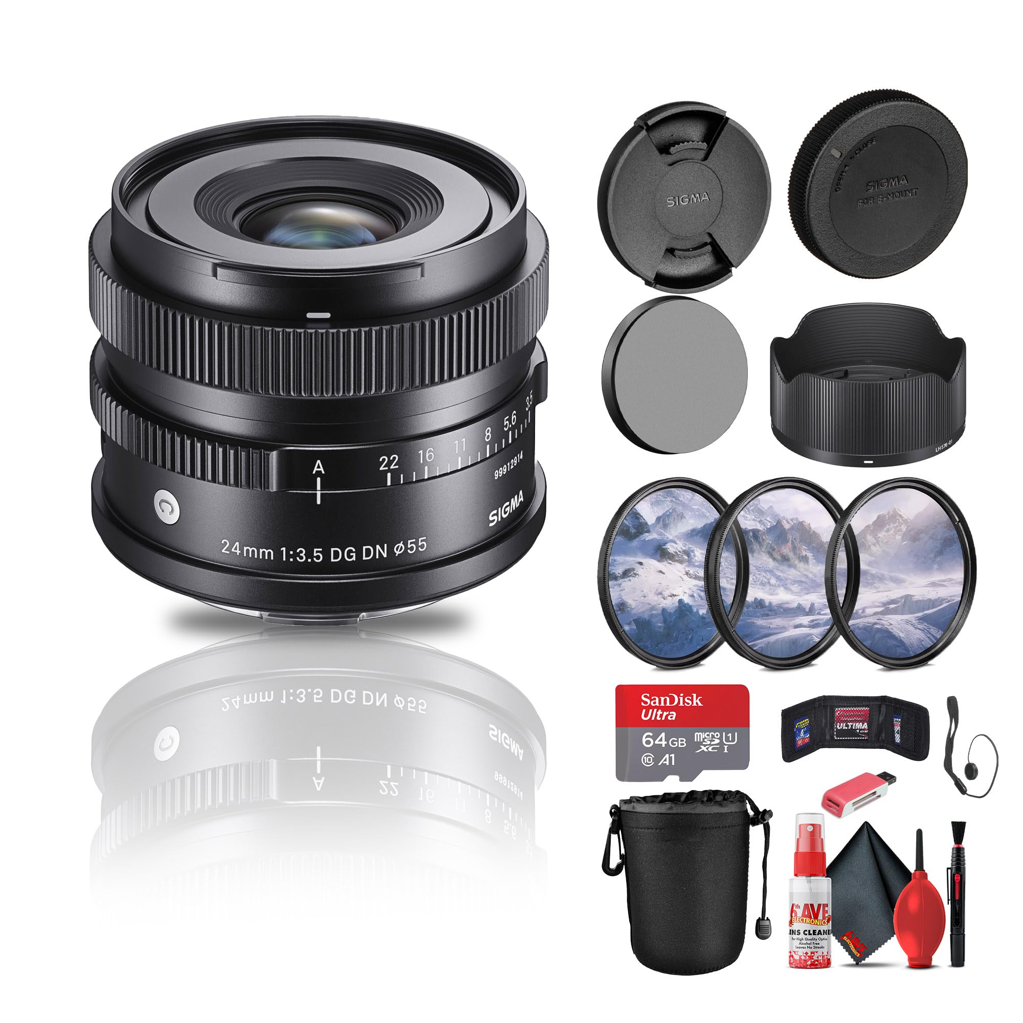 Amazon.com : Sigma 24mm f/3.5 DG DN Contemporary Lens for Sony E
