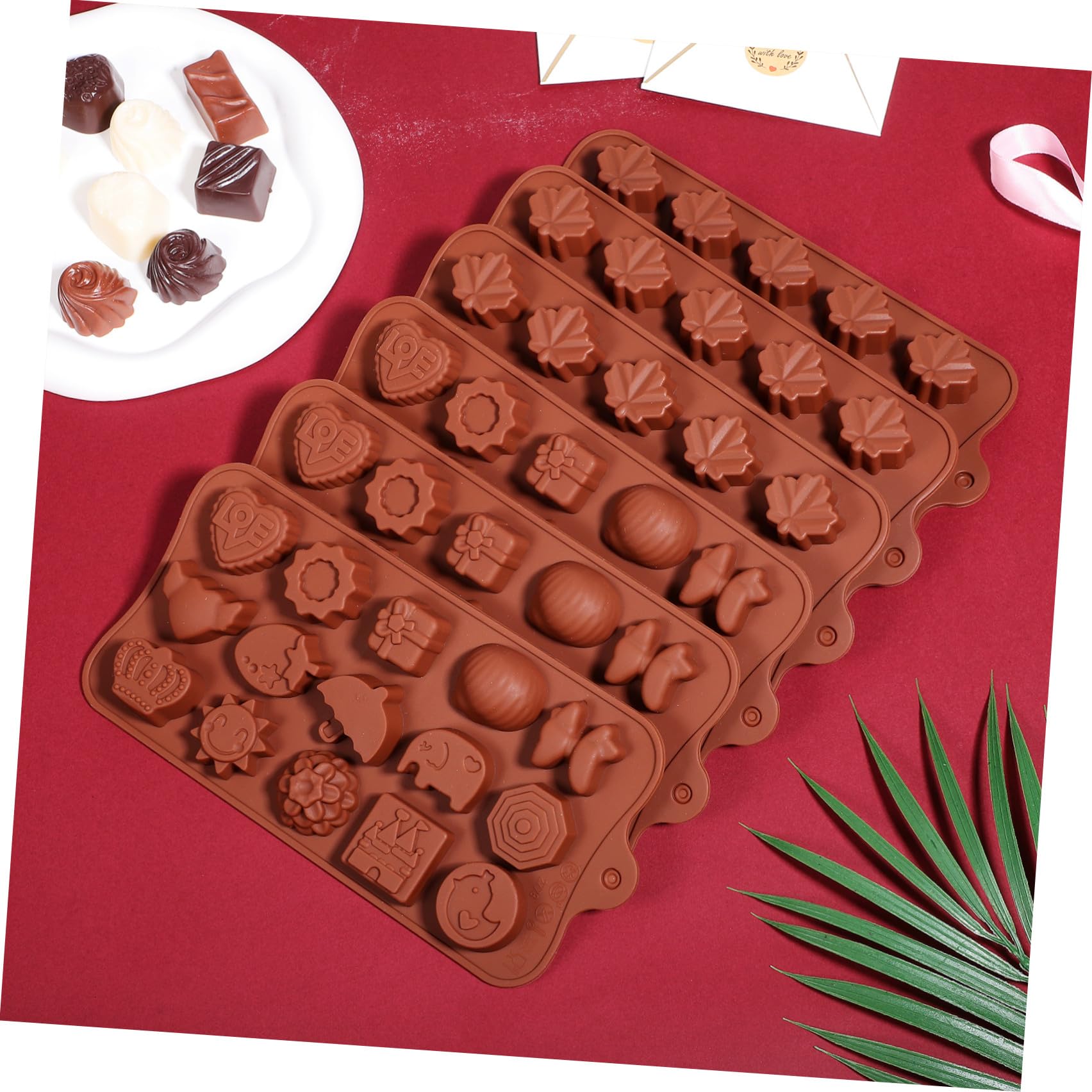 Alipis 30 Moldes De Chocolate Para Chocolate Moldes Para Dulces Para Pasteles Para Gomitas Para Gomitas De Para Galletas Para Gelatinas