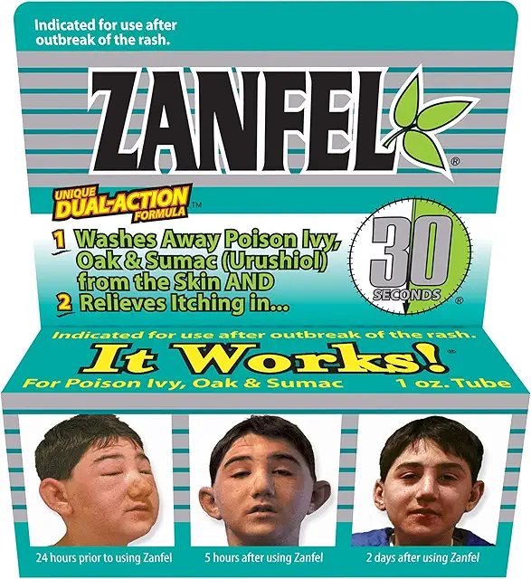 Zanfel Poison Ivy Soap - Urushiol Wash for Poison Oak & Sumac Relief