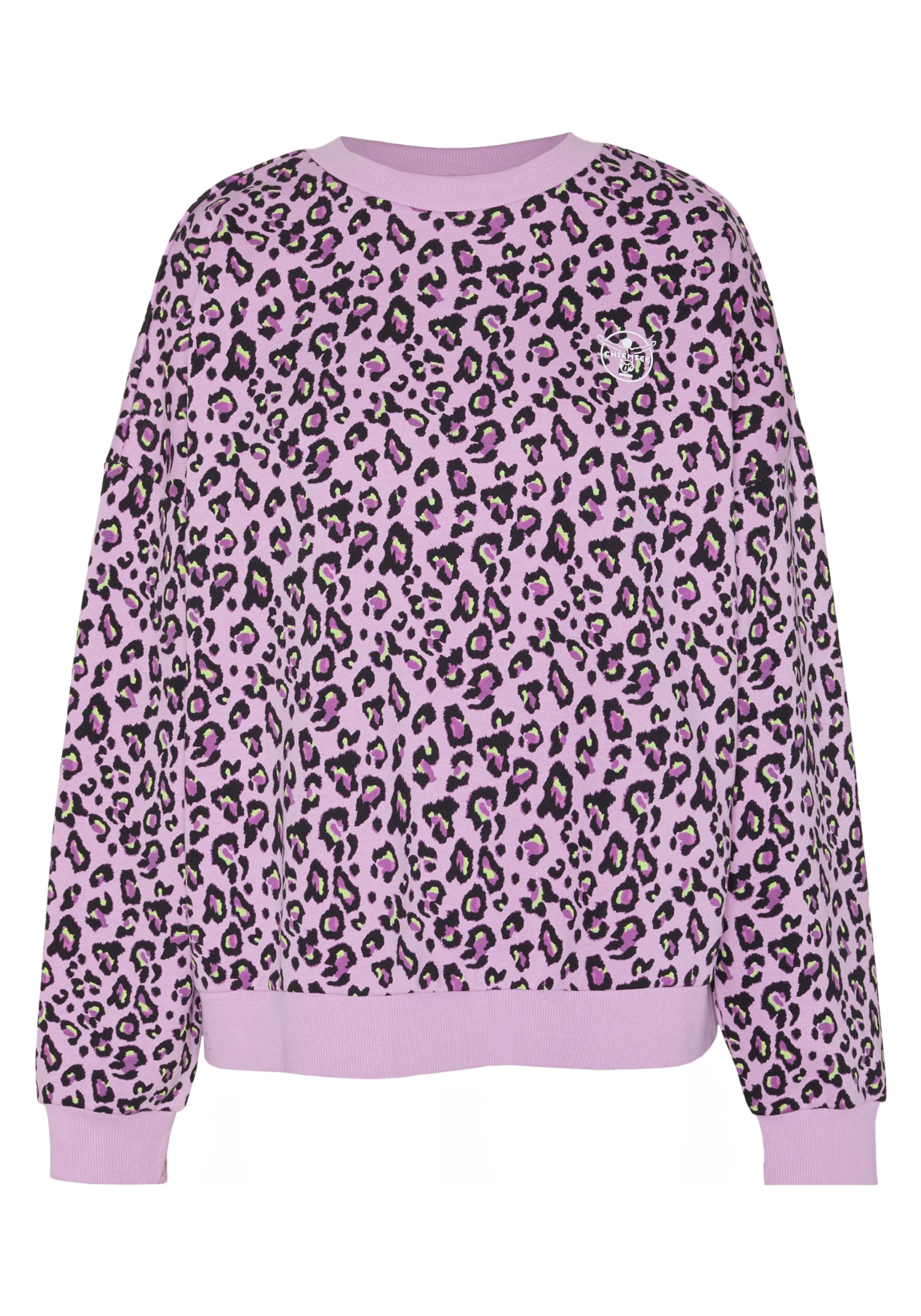 Chiemsee Sweatshirt mit Leo-Allover Print