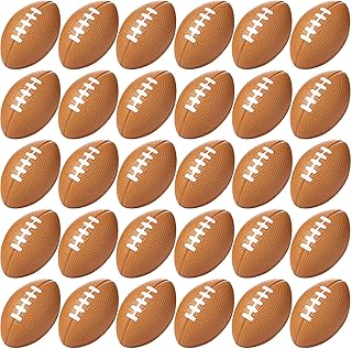 Blulu Mini Foam Footballs Bulk Party Favors