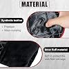 Golf Club Wood Head covers for Driver/Fairway/Hybrid 1FH Elastic Closure Black PU Leather Birdie