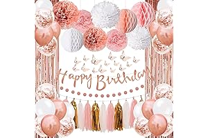 Exquisite Office Birthday Decorations Kit: A Touch of Elegance for Your Desk Celebrations