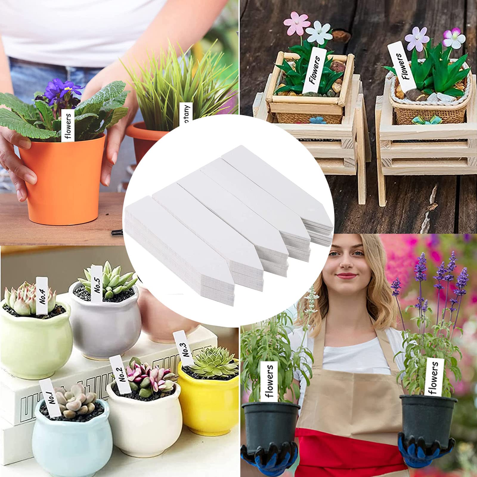 600 Etichette Per Piante In 6 Colori – Cartellini Impermeabili In Plastica 10x2 Cm Con Penna, Ideali Per Giardino, Erbe E Fiori