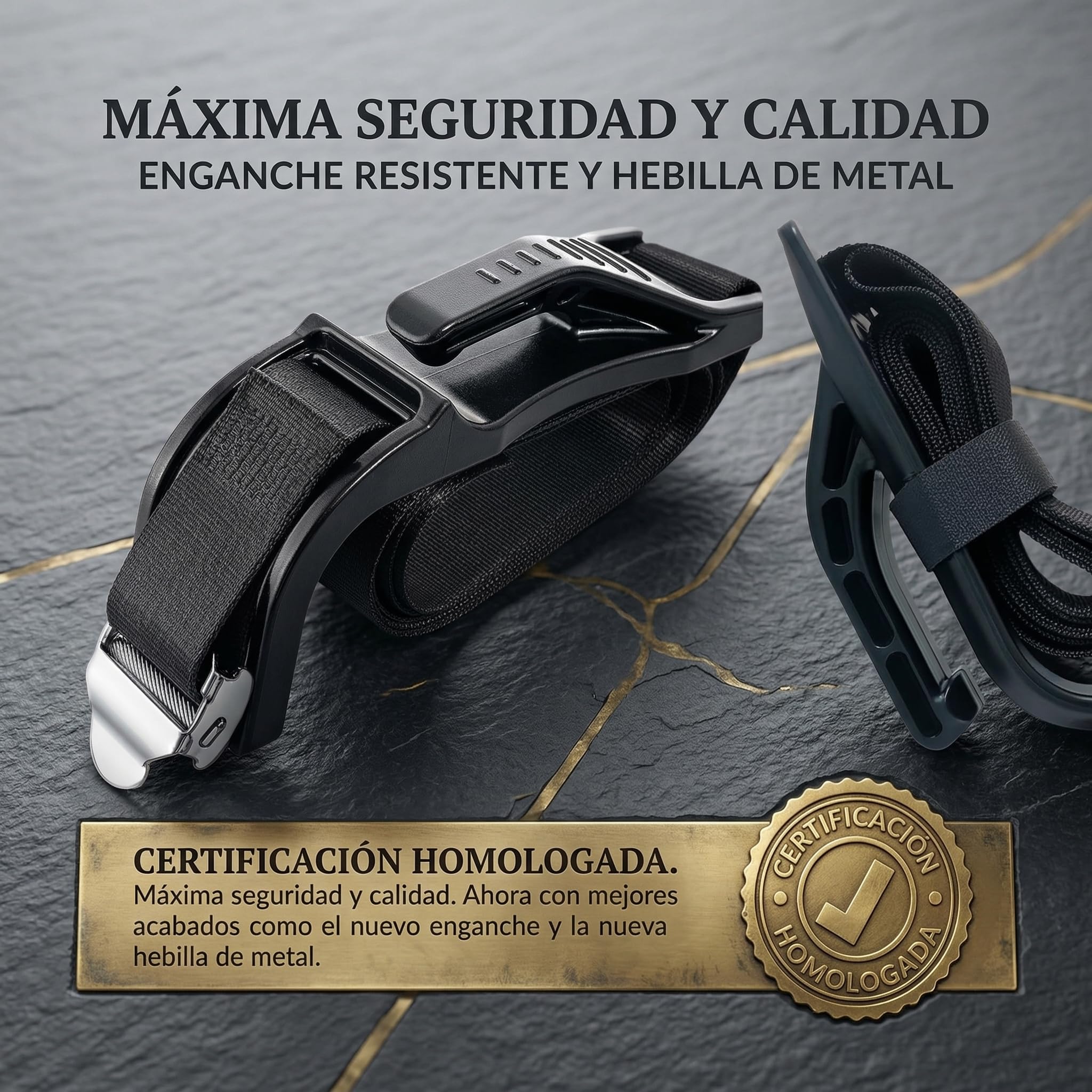 Pack de Cinturon Embarazada Coche Homologado + 2 Almohadillas de cinturón embarazada coche | Accesorios Coche | Adaptador Cinturón | Embarazo | Cinturón embarazo | Seguridad bebe.