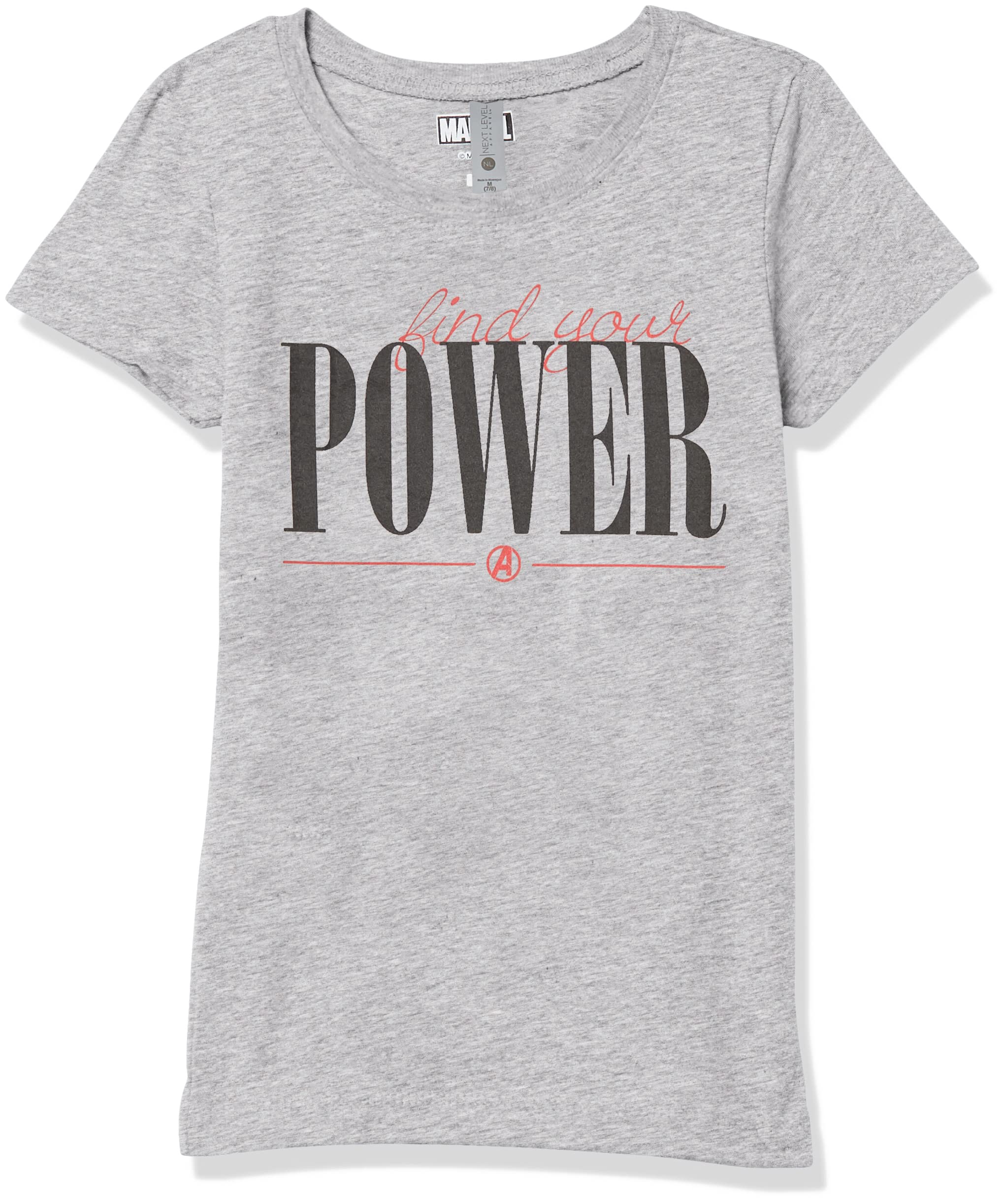 T-shirt Marvel Script de Puissance fille en coton confortable - 3