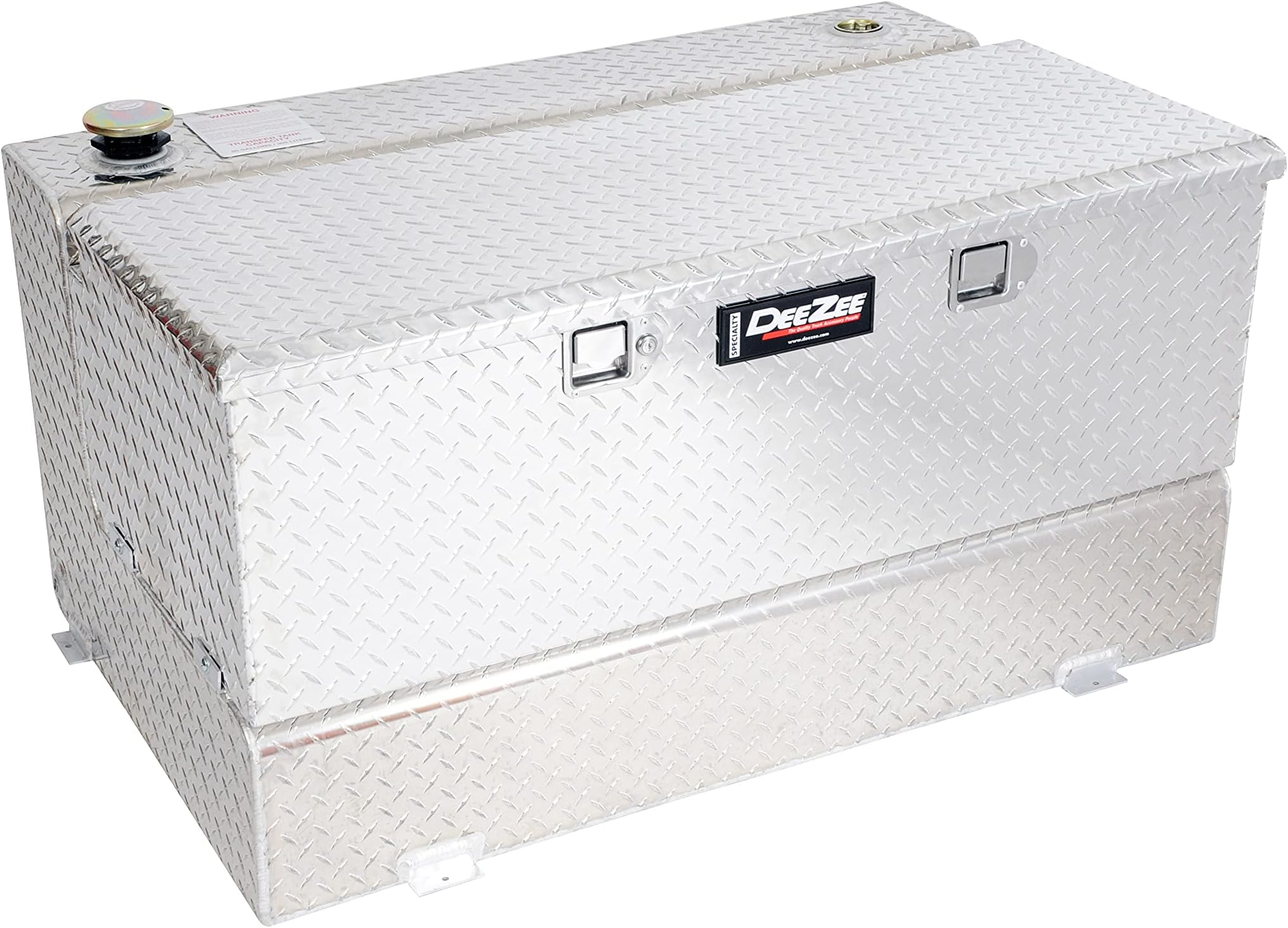 DEE ZEEDZ91741X (80 gallon) Auxiliary Diesel Combo Transfer Tank & Tool Box - Aluminum