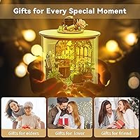 Vista 3 de Flever - Kit de casa de muñeca en miniatura para bricolaje, habitación creativa serie Botella de los Sueños, con muebles, para regalo romántico