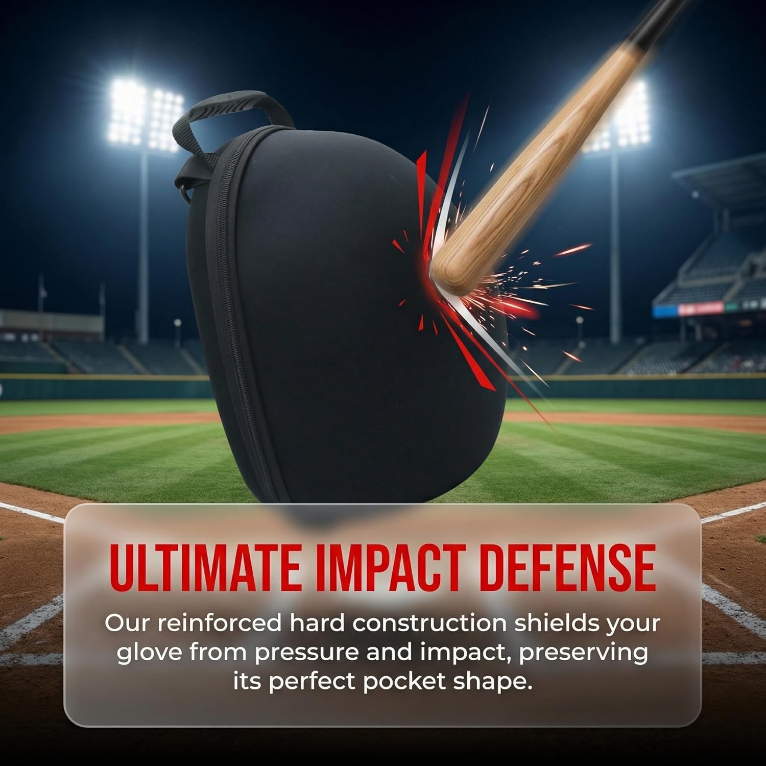 Baseball Glove Case Protector Stylish Multipurpose Compact Softball Glove Storage Bag for Training