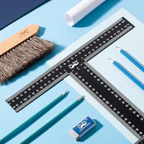 Miniatura 4 de Mr. Pen - Regla en T, Regla T, 45 cm, Metal, Regla en T, Herramientas de Dibujo, Tsquare, Truler, Triángulo Arquitectónico