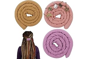 Pattern Keeper: 3-Piece Spriral Lock Hair Tie Set for Dreads and Curls