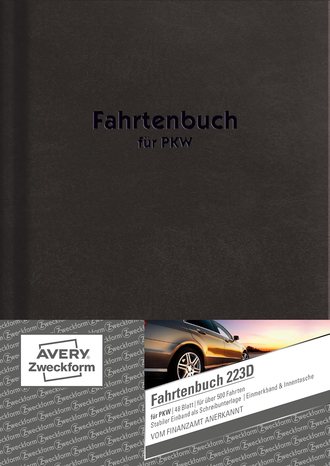 Avery Zweckform 223D Logbook. Car DIN A5