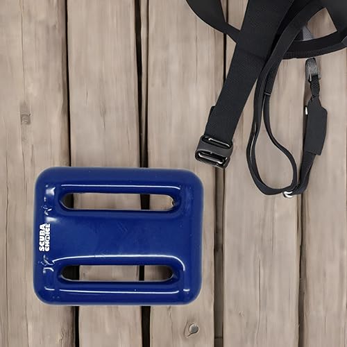 Miniatura 9 de Scuba Choice Pesas de buceo con revestimiento de vinilo, peso de buceo compacto y duradero, control de flotabilidad preciso, estabilidad mejorada,
