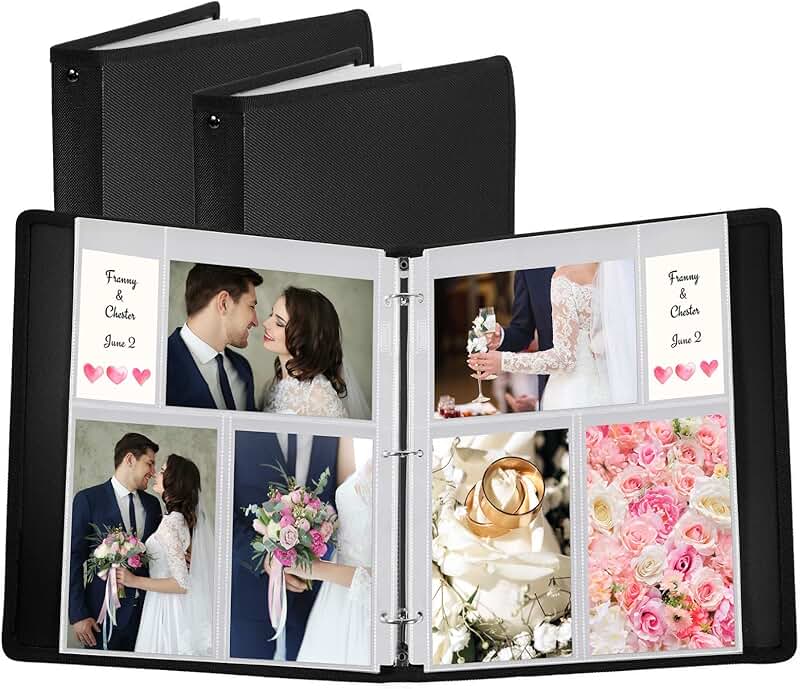 photo album refill pages 4x6 2 ring