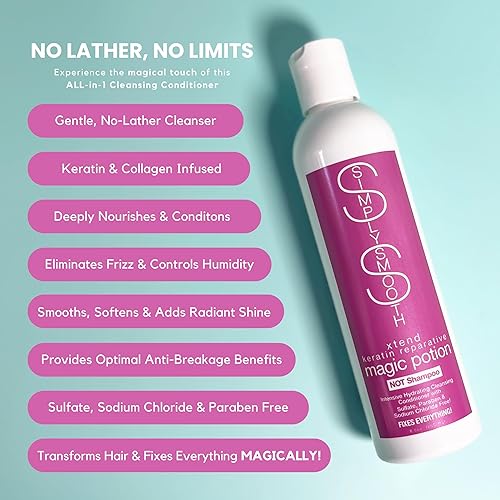 Miniatura 3 de Simply Smooth Magic Potion NOT Shampoo  Acondicionador limpiador sin espuma Co Wash  Limpia el cabello mientras añade hidratación intensa  Protege