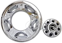 Vista 6 de Juego de simulador de rueda cromada ABS de 17 "para Chevy GMC Silverado 3500 2008 ~ 2010