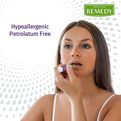 Miniatura 5 de Medline Remedy Clinical Lip Balm, fórmula hidratante calmante para labios secos agrietados, 0.15 onzas, paquete de 36