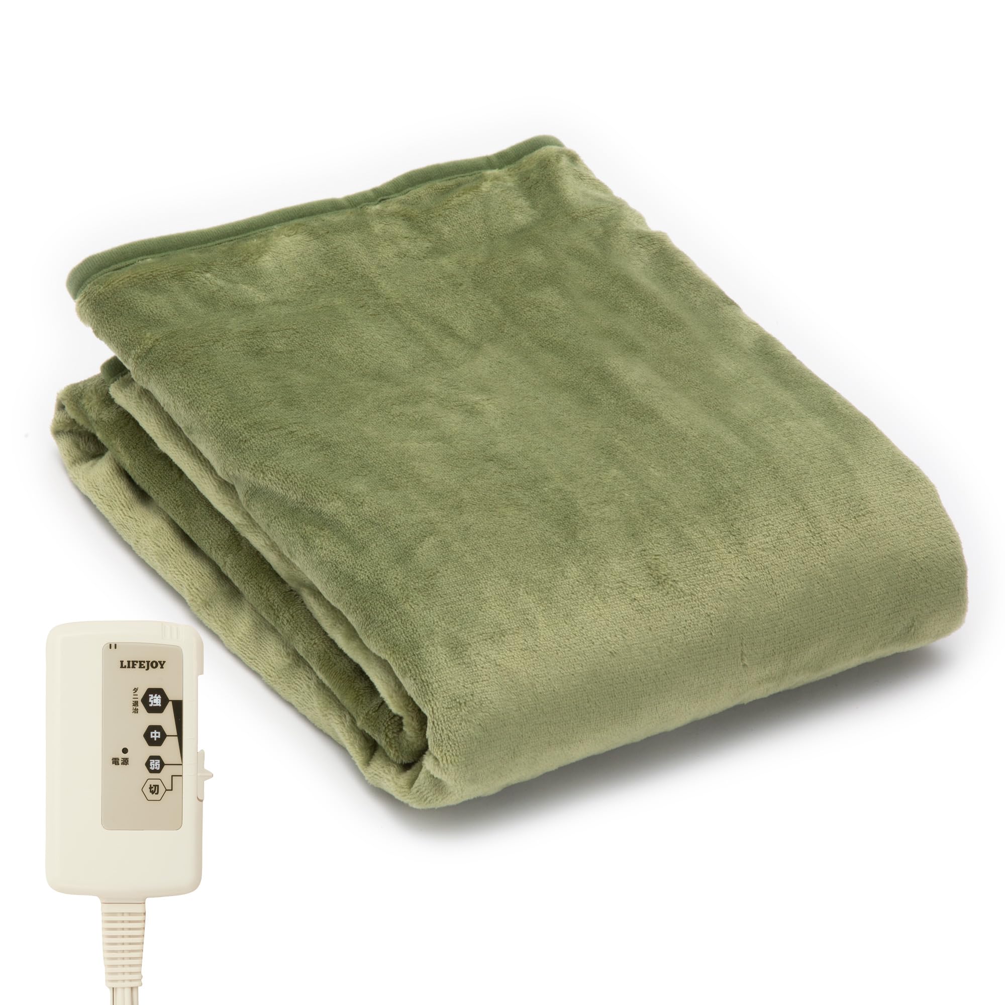 ライフジョイ 電気ひざ掛け 日本製 グリーン 140cm×80cm 電気毛布 洗える 両面フランネル ブランケット ふわふわ あったか JPN141GFZ Amazon | ライフジョイ 電気ひざ掛け 日本製 グリーン 140cm×80cm 電気