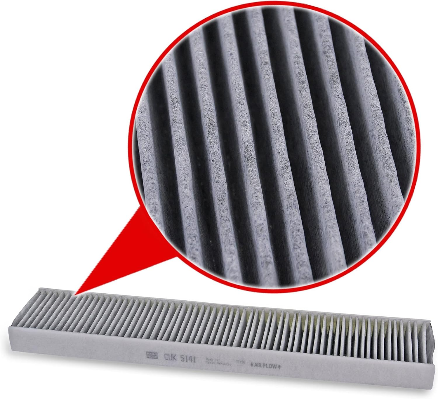 Mann-Filter CUK 5141 Cabin Filter With Activated Charcoal for select Jaguar models