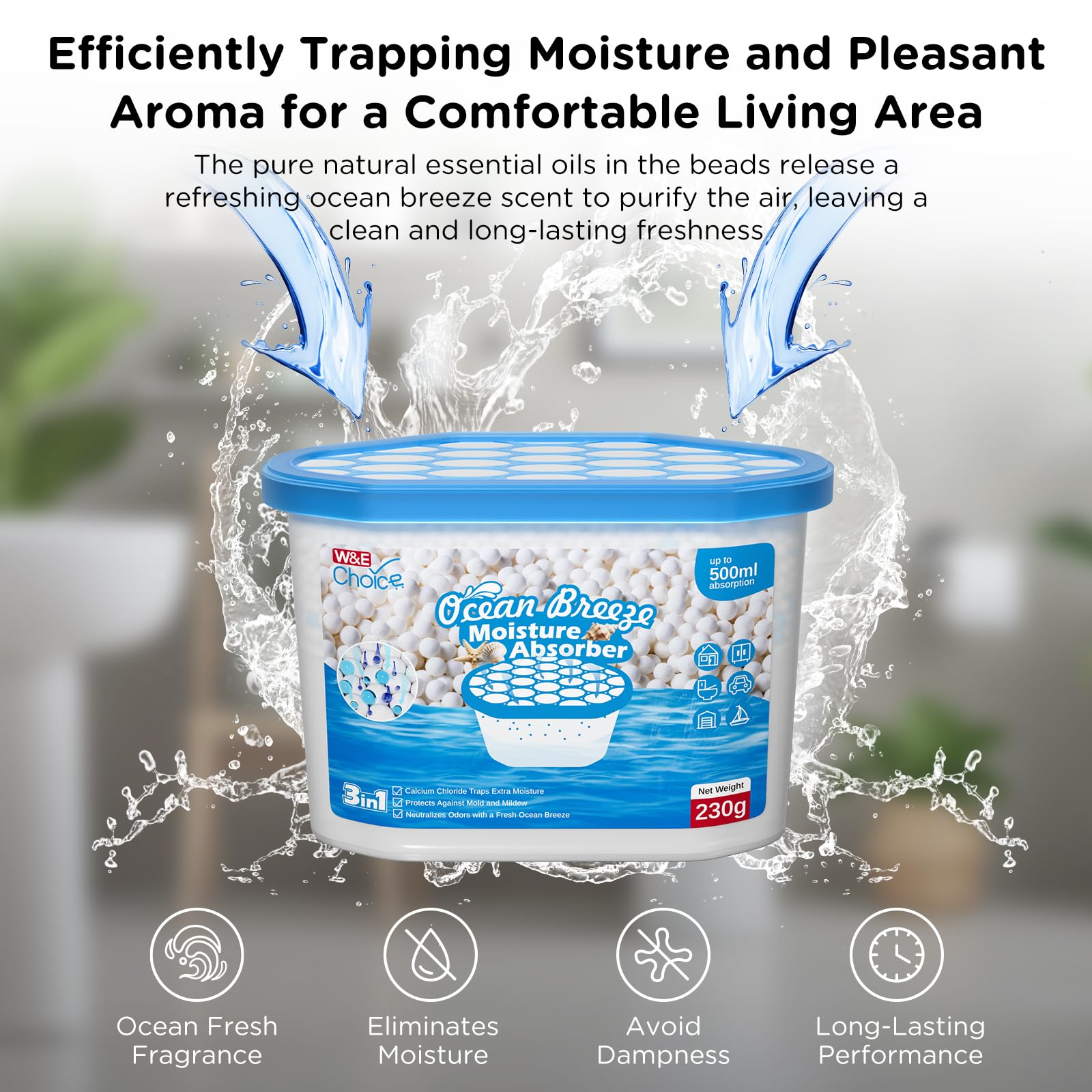Amazon.com - W&E Choice Moisture Absorbers with Ocean Breeze